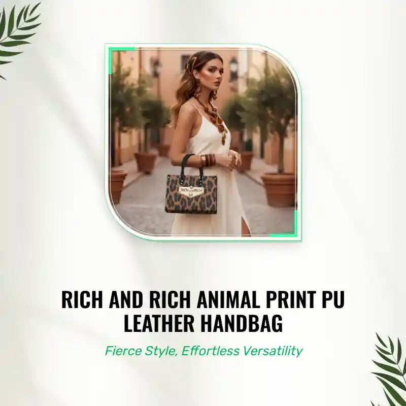 Rich and Rich Animal Print PU Leather Handbag by@Outfy