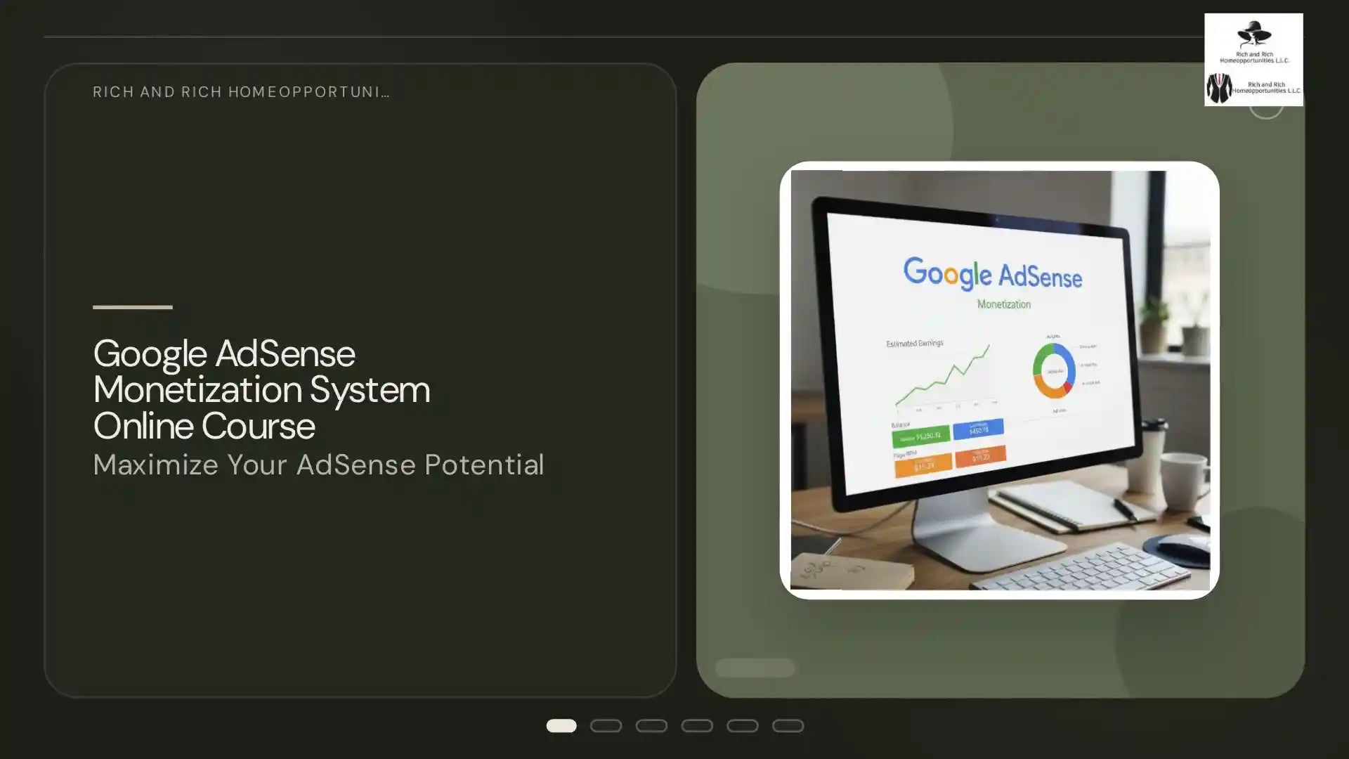 Google AdSense Monetization System Online Course by@Outfy