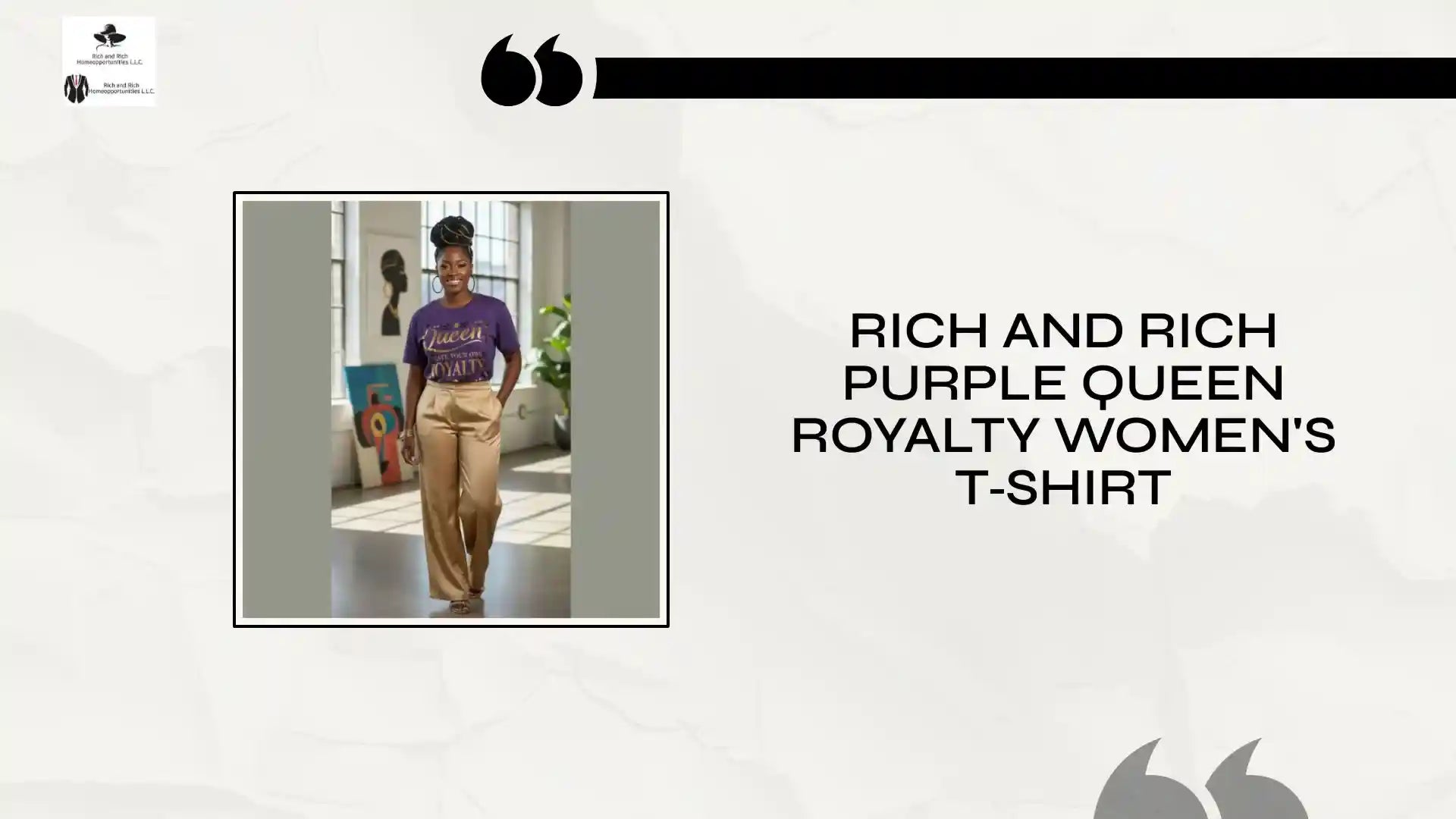 Rich and Rich Purple Queen Royalty Women's T‑Shirt by@Outfy