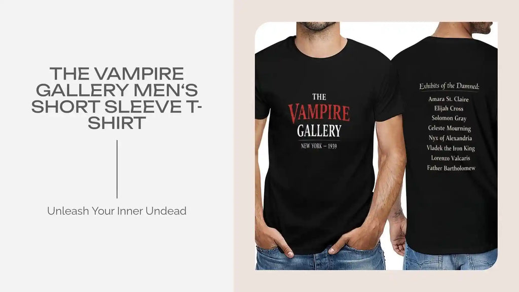 The Vampire Gallery Men&lsquo;s Short Sleeve T-shirt by@Outfy