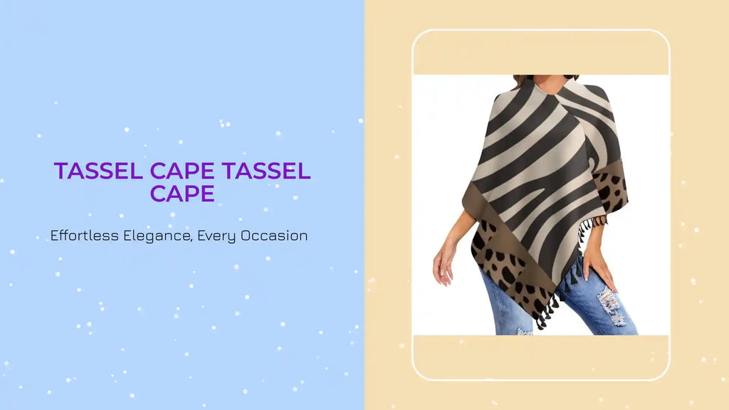 Tassel Cape Tassel Cape by@Outfy