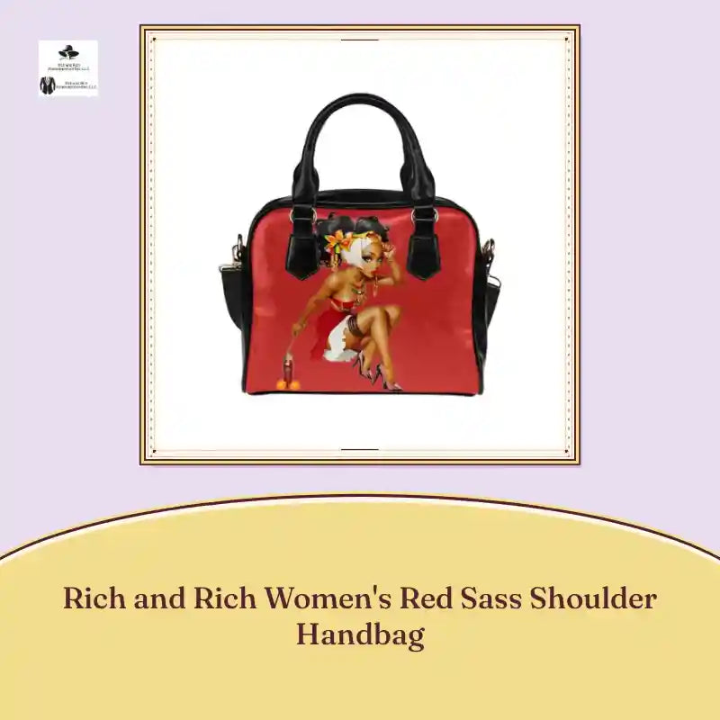 Rich and Rich Women's Red Sass Shoulder Handbag by@Outfy