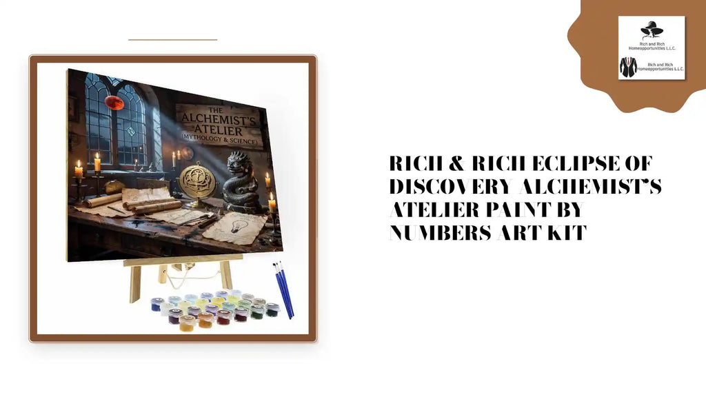 Rich & Rich Eclipse of Discovery Alchemist&rsquo;s Atelier Paint by Numbers Art Kit by@Outfy