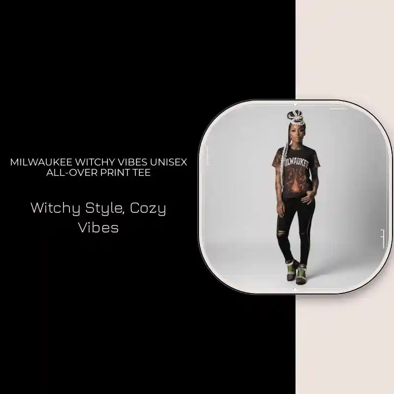 Milwaukee Witchy Vibes Unisex All-Over Print Tee by@Outfy