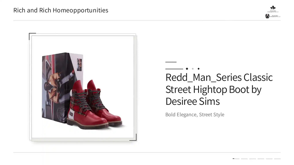 Redd_Man_Series Classic Street Hightop Boot by Desiree Sims by@Outfy