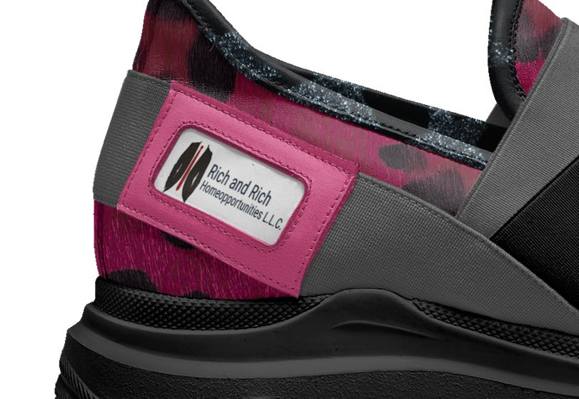 R&RH Be Sure Women's Magenta Elastic Slip-On Sneakers