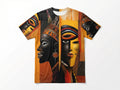 Rich & Rich Afrocentric Egyptian Art All-Over Print T-Shirt flat mockup