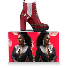 Load image into Gallery viewer, Red Fierce Laced Women&#39;s Designer Boot - Rich and Rich Homeopportunities 
