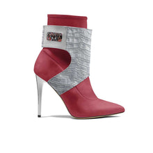 Load image into Gallery viewer, Rich and Rich Redtopia Future Women's Red Leather High Heels - Rich and Rich Homeopportunities
