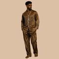 Rich and Rich Men's Brown Designer Luxury Pajama Bottoms - Rich and Rich Homeopportunities