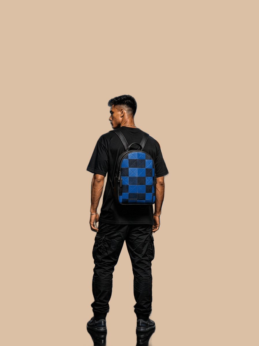 Rich and Rich Blue Patchwork Backpack - Rich and Rich Homeopportunities
