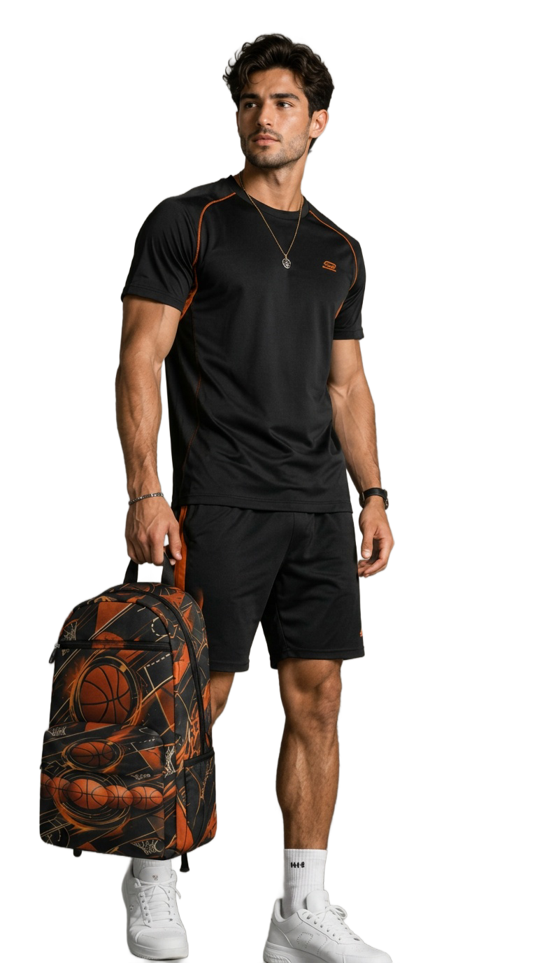 A Rich and Rich Sport Utility Basketball Large Capacity Travel Backpack