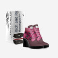RichRichBiz custom made Italian leather boot heel with box