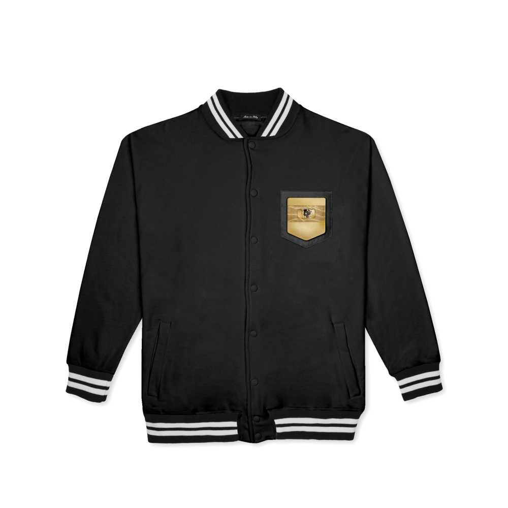 YellowGold Unisex Premium College Varsity Jacket | Handmade Italian Designer Jacket - Rich and Rich Homeopportunities