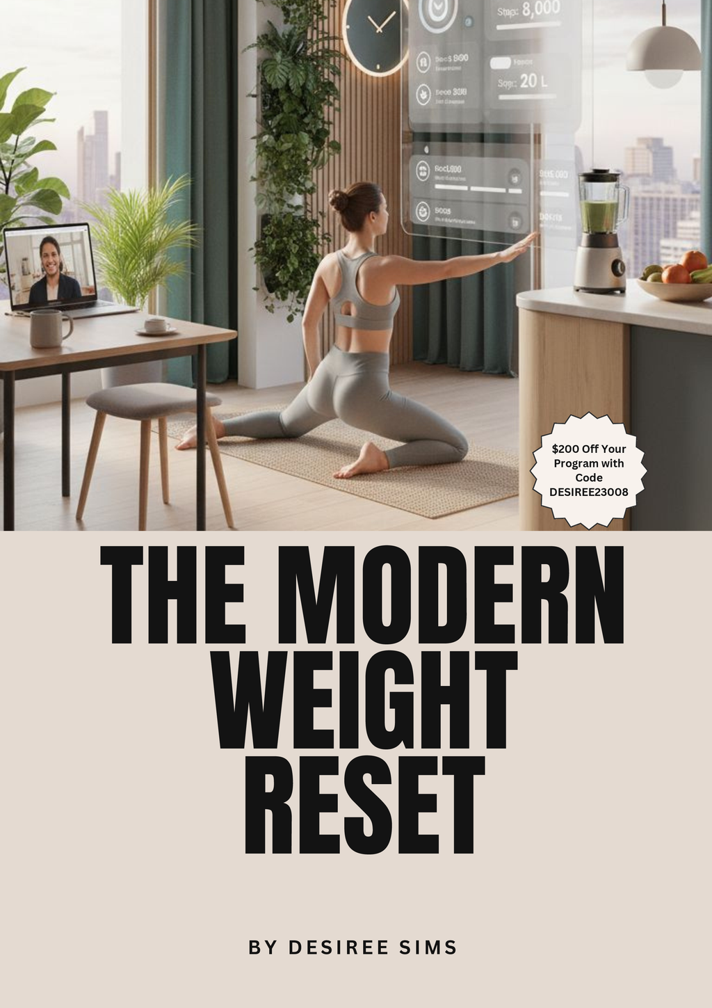 The Modern Weight Reset by Desiree Sims weight loss program packaging