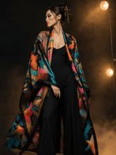 Load image into Gallery viewer, R&amp;RH Birdsong Multicolor Women's Kimono Jacket - Rich and Rich Homeopportunities

