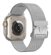 Load image into Gallery viewer, Magnetic Umbrella Buckle Milanese Stainless Steel Strap for Apple Watch
