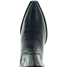 Load image into Gallery viewer, Men&#39;s Snip Toe Cowboy Boots Black (H50030) | Soto Boots
