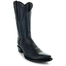 Load image into Gallery viewer, Men&#39;s Snip Toe Cowboy Boots Black (H50030) | Soto Boots
