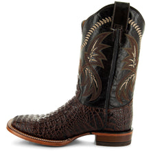 Load image into Gallery viewer, Brown Caiman Belly Print Men&#39;s Cowboy Boots H4001
