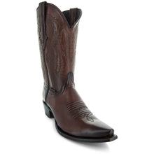 Load image into Gallery viewer, Men&#39;s Snip Toe Cowboy Boots Burnished Brown (H50030)
