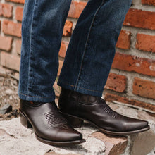 Load image into Gallery viewer, Men&#39;s Snip Toe Cowboy Boots Burnished Brown (H50030)
