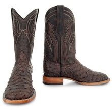Load image into Gallery viewer, Soto Boots Mens Out of the Wild Brown Ostrich Print Boots H50031
