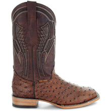 Load image into Gallery viewer, Soto Boots Mens Out of the Wild Cognac Ostrich Print Boots H50031
