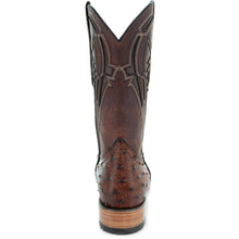 Load image into Gallery viewer, Soto Boots Mens Out of the Wild Cognac Ostrich Print Boots H50031
