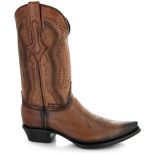 Load image into Gallery viewer, Men&#39;s Snip Toe Cowboy Boots Tan (H50030) | Soto Boots
