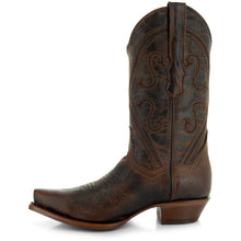 Load image into Gallery viewer, Cheyenne Cowgirl Boots | Women&#39;s Snipped Toe Leather Boots (M50041)
