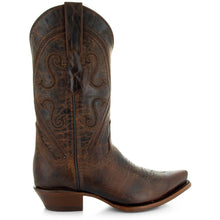 Load image into Gallery viewer, Cheyenne Cowgirl Boots | Women&#39;s Snipped Toe Leather Boots (M50041)
