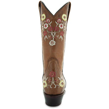 Load image into Gallery viewer, Women&#39;s Snipped Toe Western Boots | Floral Showstopper Cowgirl Boots (M50044)

