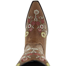 Load image into Gallery viewer, Women&#39;s Snipped Toe Western Boots | Floral Showstopper Cowgirl Boots (M50044)
