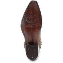 Load image into Gallery viewer, Women&#39;s Harness Boots | Brown Leather Harness Boots (M50039)
