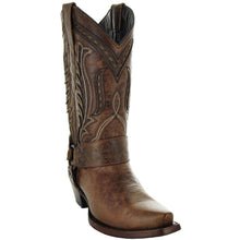 Load image into Gallery viewer, Women&#39;s Harness Boots | Brown Leather Harness Boots (M50039)
