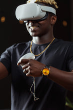 Load image into Gallery viewer, Yellow Sunburst Watch
