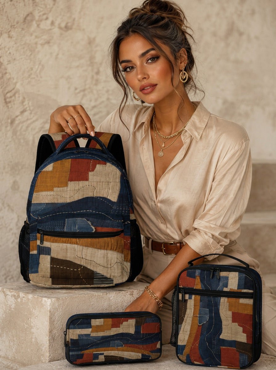 Rich and Rich Gee Inspired Three Piece Backpack Combination Set - Rich and Rich Homeopportunities