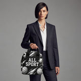 Rich and Rich Black Sport Utility All Sports Lunch Bag