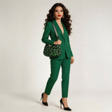 Bolso de hombro Rich and Rich Emerald Safari con asas grises para mujer