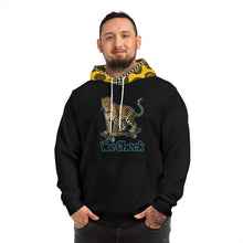 Load image into Gallery viewer, Trendy Graphic Hoodie - &#39;Vibe Check&#39; Leopard Design, Streetwear, Casual Outfit, Gift for Teens, Skate Style, Unisex Apparel
