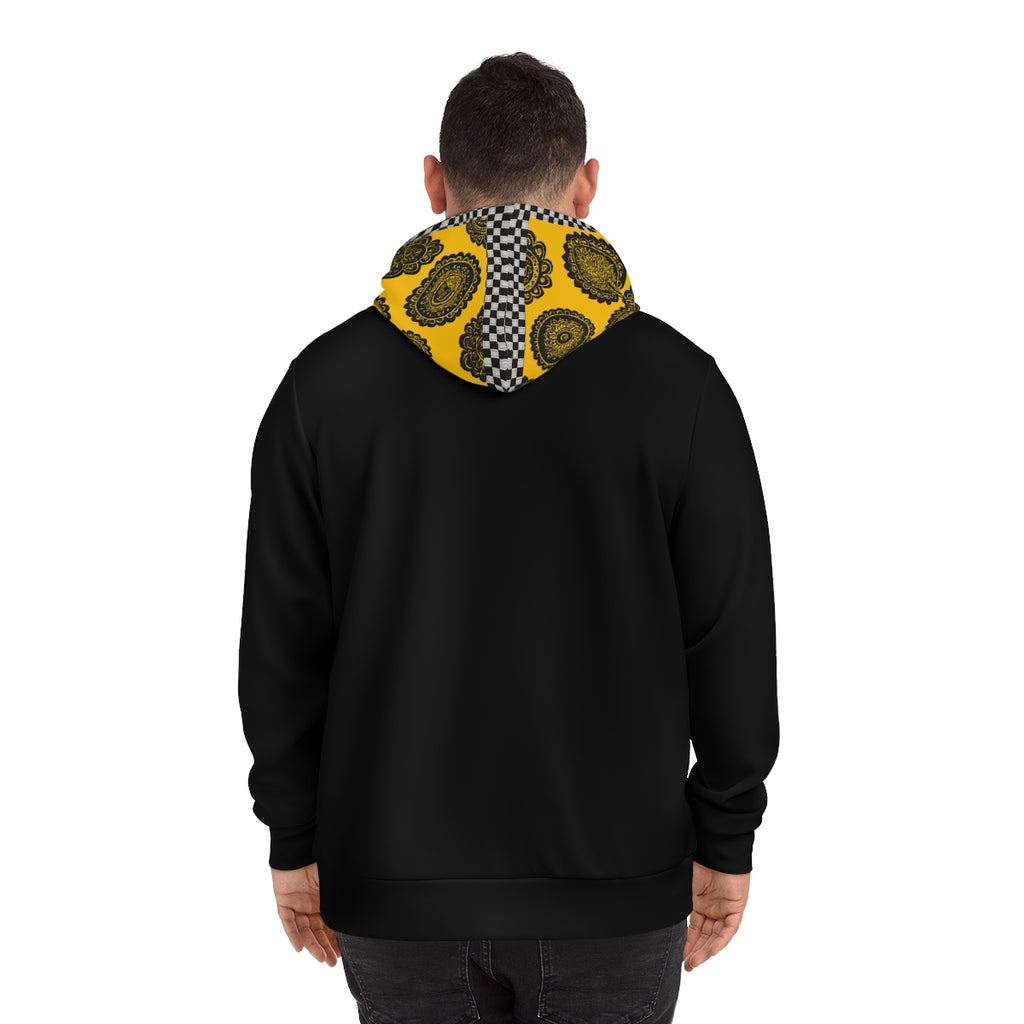 Unisex Vibe Check Hoodie with leopard skateboarding graphic design