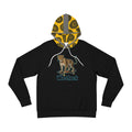 Unisex Vibe Check Hoodie with leopard skateboarding graphic design