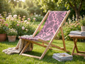 Rich and Rich Pink Destiny Designer Deckchair — Wearable Home Art - Rich and Rich Homeopportunities