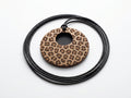 Rich and Rich Safari Animal Print Organic Wooden Women's Necklace