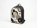 Rich and Rich Beige Designer Circular Dimensions Men’s Backpack | Handmade Leather & Padded Canvas Laptop Backpack - Rich and Rich Homeopportunities