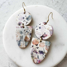 Load image into Gallery viewer, Watercolor Drew Earrings
