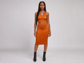 Rich and Rich Orange Feng Shui Women's Crop Top - Rich and Rich Homeopportunities