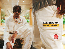 Load image into Gallery viewer, Happy Pockets Jogger (White)
