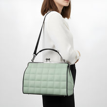 Load image into Gallery viewer, Rich and Rich Lime Kisslock Crossbody Women&#39;s Large Shoulder Bag
